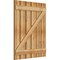 Ekena Millwork Spaced Board-n-Batten Shutters w/Z-Bar, Rough Sawn Western Red Cedar, 34 3/4"W x 43"H RBS06Z35X043RWR - alternate 5